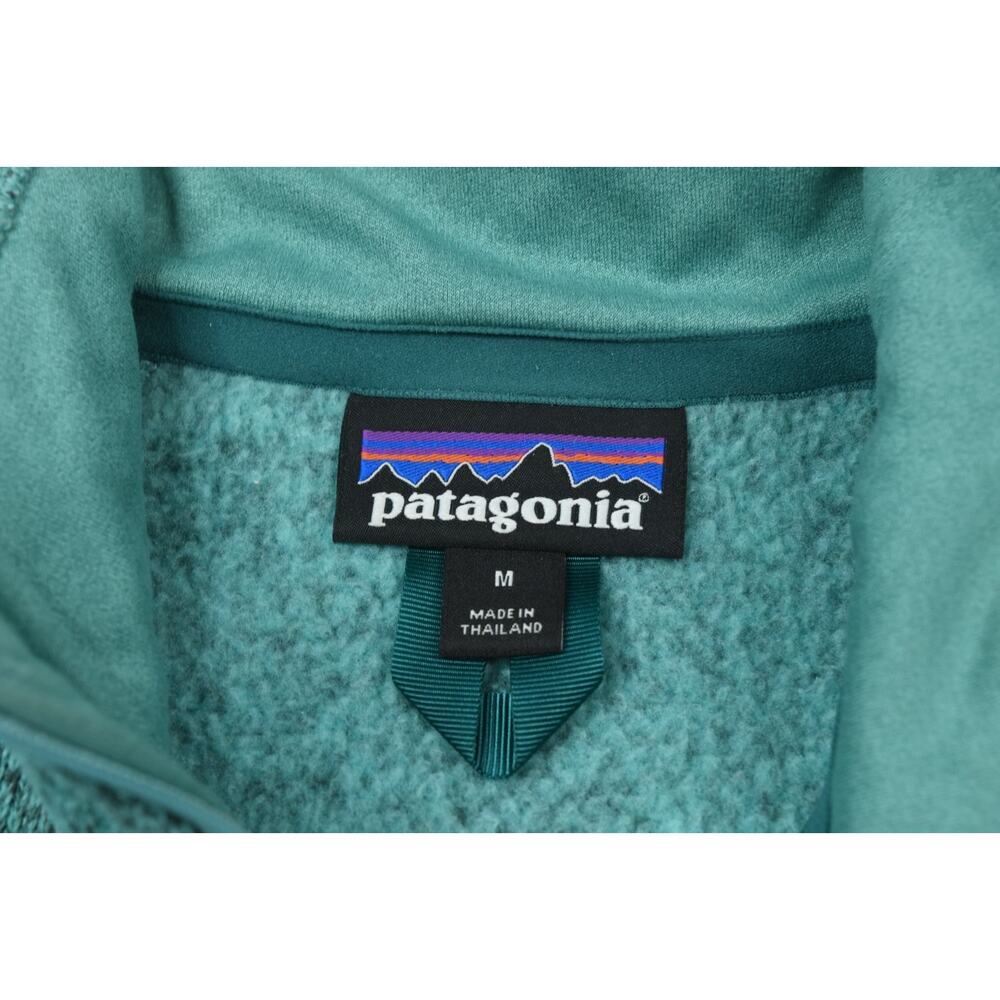 Patagonia Better Sweater Jacket Womens Medium Blue 1/4-Zip Long Sleeve Fleece - Picture 6 of 13